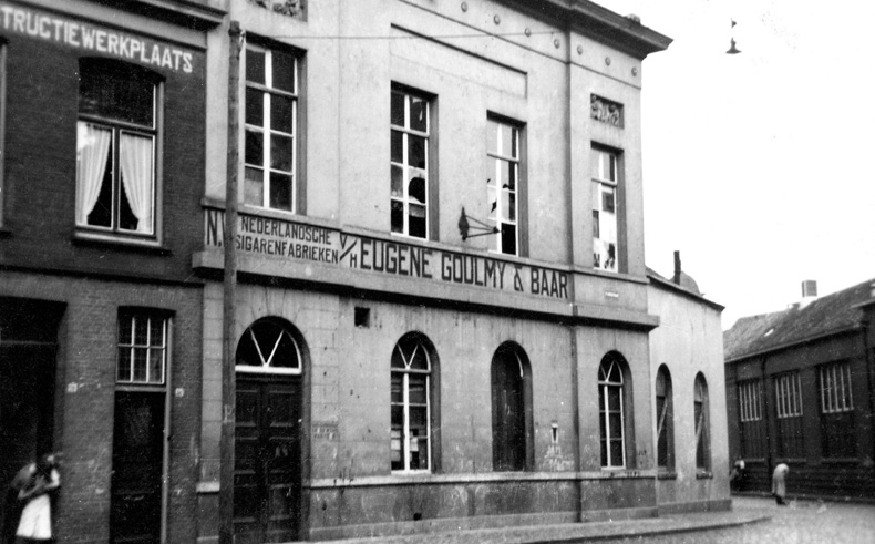 Eerste fabriek Goulmy & Baar in Sint-Jorisstraat